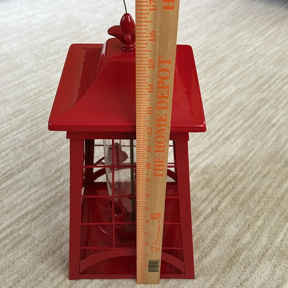 Hiatt Manufacturing Large Lighthouse Lantern Bird Feeder (50125) Red - Picture 14 of 16